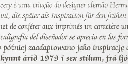 ITC Zapf Chancery Font Poster 5